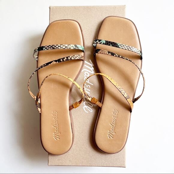 Madewell The Lyra Skinny Strap Slide Sandal - Picture 2 of 5
